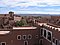 Ausblick ber die Altstadt von Ouarzazate. Unten rechts (weisse Umrahmung) ist das Gemach der ersten Frau des Emirs.